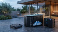 Cold Plunge Tub, 248 Gallon, 1 Horsepower, Heavy-Duty Ice Bath Tub for Athletes with Hot & Cold, Portable Inflatable Plunge Chiller with Water Treatment Kit, Immersion Therapy, Wifi (Black, 1 Set) — Lifestyle